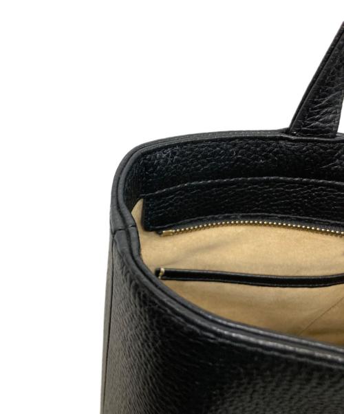 hushtag（ハッシュタグ）Hushtag (ハッシュタグ) レザーミニトート バッグ ブラックの古着・服飾アイテム