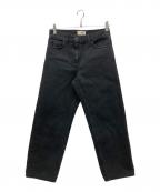 THE ROWザ ロウ）の古着「ワイドデニムパンツ」｜ブラック