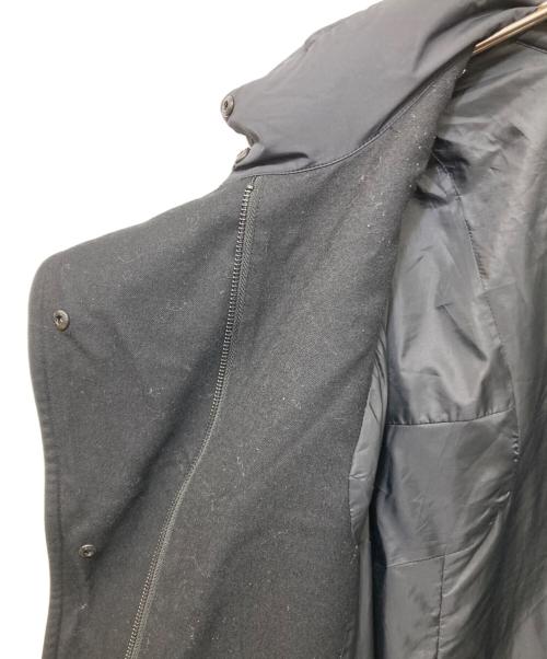 ENFOLD（エンフォルド）ENFOLD (エンフォルド) MELTON×DOWN COAT ブラック サイズ:38の古着・服飾アイテム