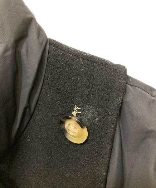 ENFOLD（エンフォルド）ENFOLD (エンフォルド) MELTON×DOWN COAT ブラック サイズ:38の古着・服飾アイテム