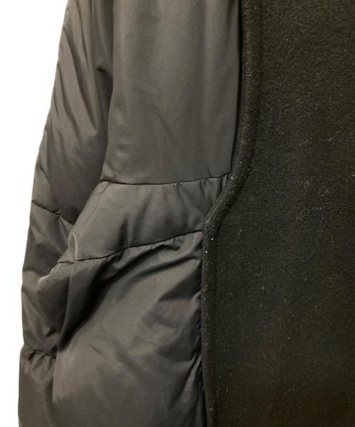 ENFOLD（エンフォルド）ENFOLD (エンフォルド) MELTON×DOWN COAT ブラック サイズ:38の古着・服飾アイテム