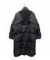 ENFOLD (エンフォルド) MELTON×DOWN COAT ブラック サイズ:38：14000円