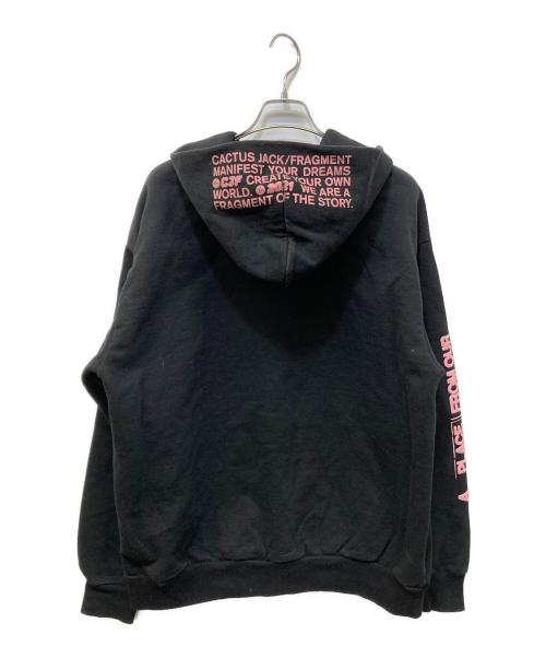 cactus jack（カクタス・ジャック）CACTUS JACK (カクタス・ジャック) FRAGMENT DESIGN (フラグメントデザイン) Sunrise Zip Up Sweat Hoodie ブラック サイズ:Lの古着・服飾アイテム