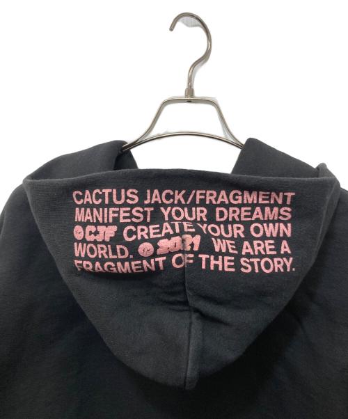 cactus jack（カクタス・ジャック）CACTUS JACK (カクタス・ジャック) FRAGMENT DESIGN (フラグメントデザイン) Sunrise Zip Up Sweat Hoodie ブラック サイズ:Lの古着・服飾アイテム