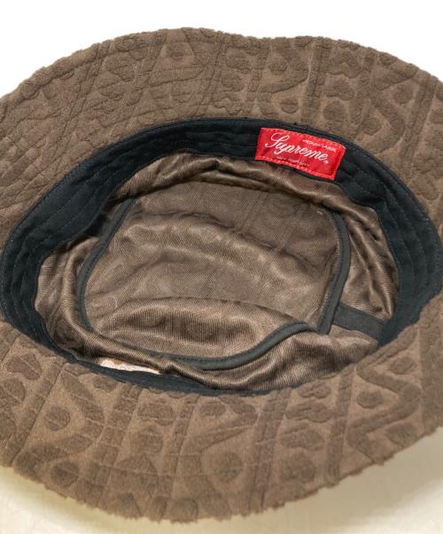 SUPREME（シュプリーム）Supreme (シュプリーム) Terry Pattern Crusher ブラウンの古着・服飾アイテム