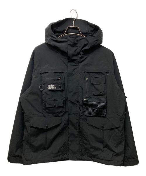 Schott（ショット）Schott (ショット) B.S HOODED JKT ブラック サイズ:Lの古着・服飾アイテム