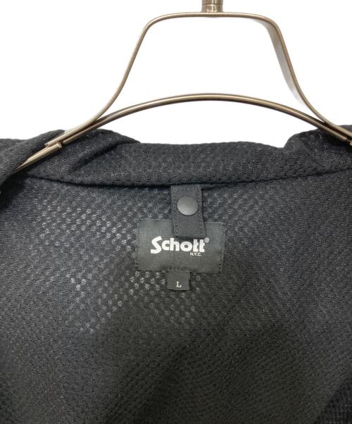 Schott（ショット）Schott (ショット) B.S HOODED JKT ブラック サイズ:Lの古着・服飾アイテム