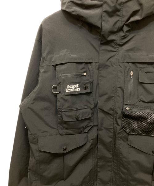 Schott（ショット）Schott (ショット) B.S HOODED JKT ブラック サイズ:Lの古着・服飾アイテム