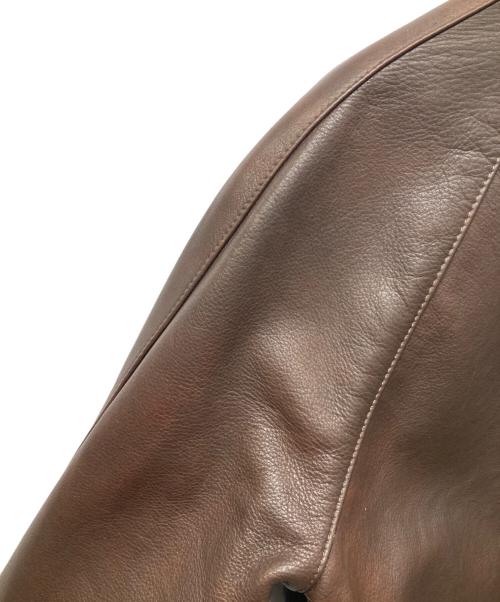 VANSON（バンソン）VANSON (バンソン) TJV レザースタジャン ブラウン サイズ:38の古着・服飾アイテム