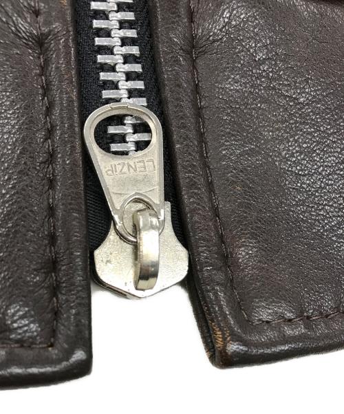 VANSON（バンソン）VANSON (バンソン) TJV レザースタジャン ブラウン サイズ:38の古着・服飾アイテム