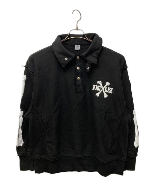 NEXUSVII（ネクサスセブン）NEXUSVII (ネクサスセブン) BONES SNAP PULLOVER ブラック サイズ:48の古着・服飾アイテム