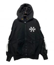NEXUSVII（ネクサスセブン）の古着「BONES W/S Z-HOODIE」｜ブラック