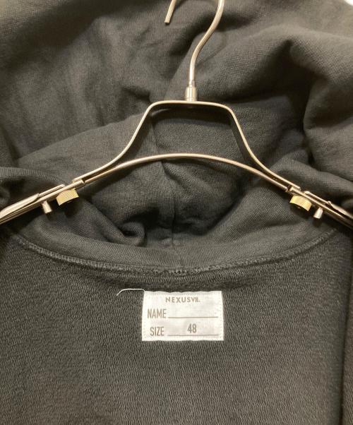 NEXUSVII（ネクサスセブン）NEXUSVII (ネクサスセブン) BONES W/S Z-HOODIE ブラック サイズ:48の古着・服飾アイテム