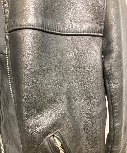 666（666）666 (666) LJM-9 シングルライダースジャケット ブラック サイズ:34の古着・服飾アイテム