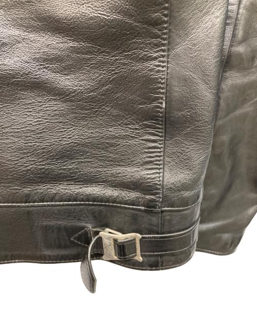 666（666）666 (666) LJM-9 シングルライダースジャケット ブラック サイズ:34の古着・服飾アイテム