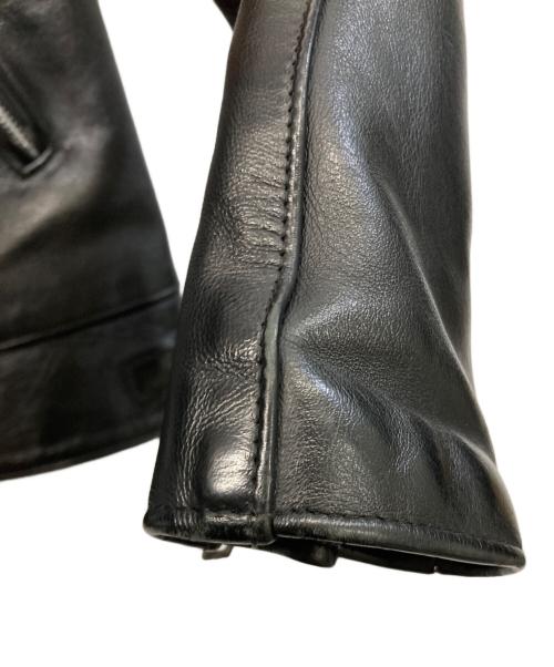 666（666）666 (666) LJM-9 シングルライダースジャケット ブラック サイズ:34の古着・服飾アイテム