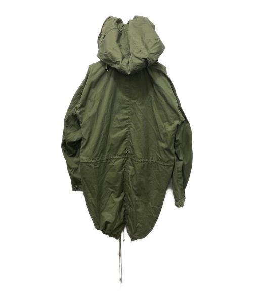 US ARMY（ユーエスアーミー）US ARMY (ユーエスアーミー) Ｍ-65 フィッシュテールパーカー(フード付) オリーブ サイズ:Sの古着・服飾アイテム