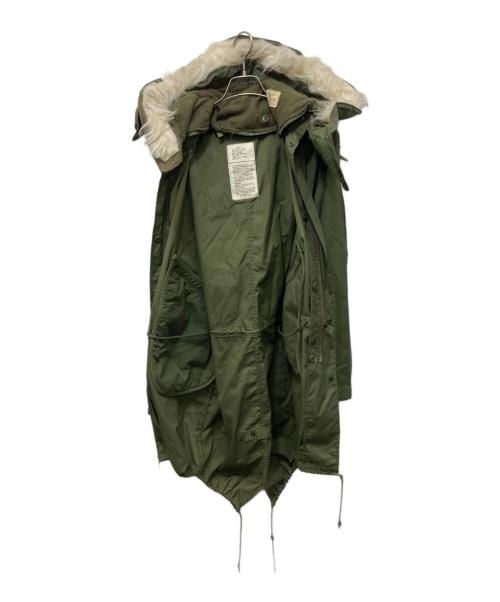 US ARMY（ユーエスアーミー）US ARMY (ユーエスアーミー) Ｍ-65 フィッシュテールパーカー(フード付) オリーブ サイズ:Sの古着・服飾アイテム