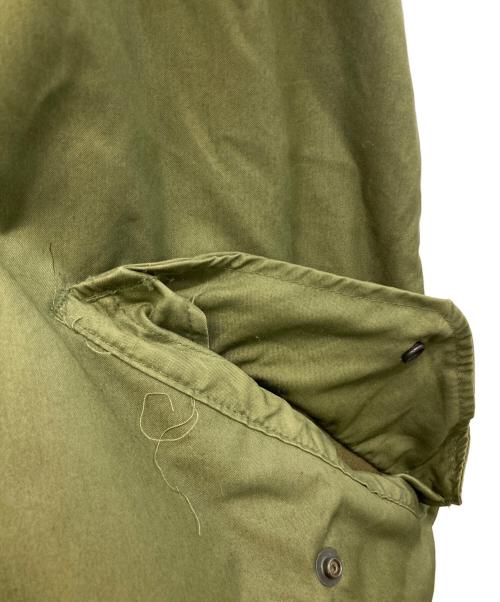 US ARMY（ユーエスアーミー）US ARMY (ユーエスアーミー) Ｍ-65 フィッシュテールパーカー(フード付) オリーブ サイズ:Sの古着・服飾アイテム