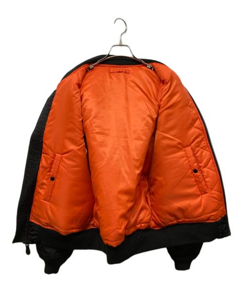 AVIREX（アヴィレックス）AVIREX (アヴィレックス) MA-1 COMMERCIAL フライトジャケット ブラック サイズ:XXLの古着・服飾アイテム