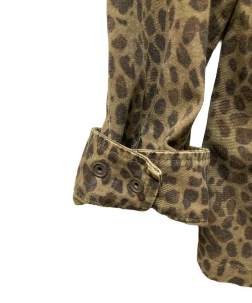 Saint Laurent Paris（サンローランパリ）Saint Laurent Paris (サンローランパリ) レオパードミリタリージャケット カーキ サイズ:46の古着・服飾アイテム