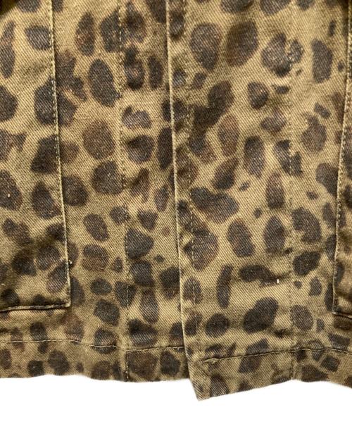Saint Laurent Paris（サンローランパリ）Saint Laurent Paris (サンローランパリ) レオパードミリタリージャケット カーキ サイズ:46の古着・服飾アイテム