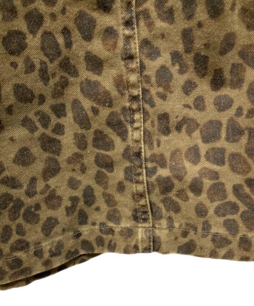 Saint Laurent Paris（サンローランパリ）Saint Laurent Paris (サンローランパリ) レオパードミリタリージャケット カーキ サイズ:46の古着・服飾アイテム
