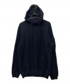 C.P COMPANYシーピーカンパニー）の古着「FLEECE KNIT HOODIE」｜ブラック