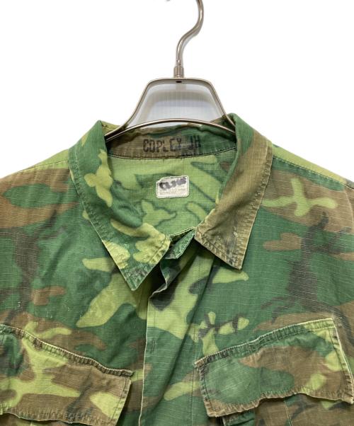 US ARMY（ユーエスアーミー）US ARMY (ユーエスアーミー) カモフラジャングルファティーグジャケット オリーブ サイズ:Mの古着・服飾アイテム