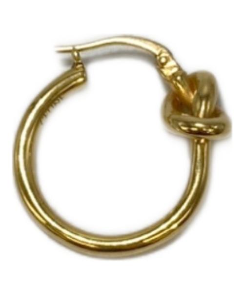 CELINE（セリーヌ）CELINE (セリーヌ) ノット GP フープピアス ゴールドの古着・服飾アイテム