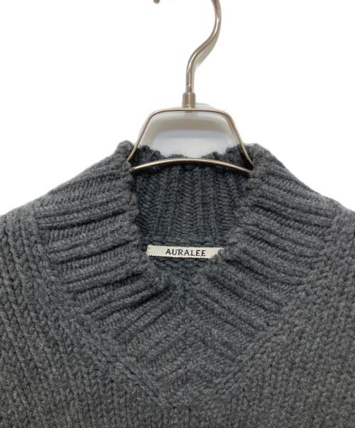 AURALEE（オーラリー）AURALEE (オーラリー) SUPER FINE WOOL AIRY KNIT グレー サイズ:4の古着・服飾アイテム
