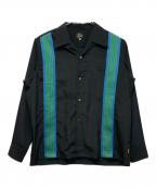 Needles×UNIONニードルズ×ユニオン）の古着「オープンカラーシャツ」｜ブラック