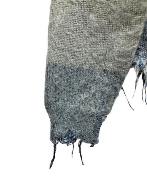 MIHARA YASUHIRO（ミハラヤスヒロ）MIHARA YASUHIRO (ミハラヤスヒロ) Mohair Knit Cardigan ブルー サイズ:48の古着・服飾アイテム