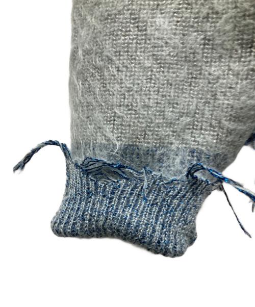MIHARA YASUHIRO（ミハラヤスヒロ）MIHARA YASUHIRO (ミハラヤスヒロ) Mohair Knit Cardigan ブルー サイズ:48の古着・服飾アイテム