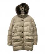 MOORERムーレー）の古着「BARBIERI ダウンコート」｜ベージュ