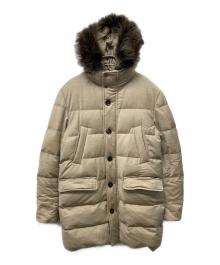 MOORER（ムーレー）の古着「BARBIERI ダウンコート」｜ベージュ