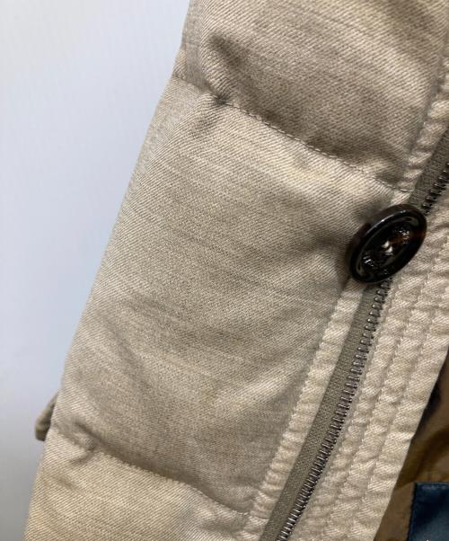 MOORER（ムーレー）MOORER (ムーレー) BARBIERI ダウンコート ベージュ サイズ:48の古着・服飾アイテム