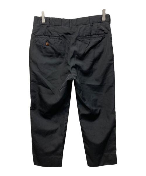 COMME des GARCONS HOMME PLUS（コムデギャルソンオムプリュス）COMME des GARCONS HOMME PLUS (コムデギャルソンオムプリュス) ポリ縮絨クロップドパンツ ブラック サイズ:Mの古着・服飾アイテム