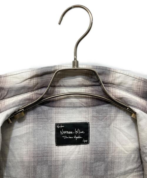 NUMBER (N)INE（ナンバーナイン）NUMBER (N)INE (ナンバーナイン) オンブレチェック ウエスタンシャツ グレー サイズ:3の古着・服飾アイテム