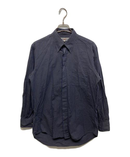 GAULTIER HOMME（ゴルティエオム）GAULTIER HOMME (ゴルティエオム) ストライプシャツ グレー サイズ:46の古着・服飾アイテム