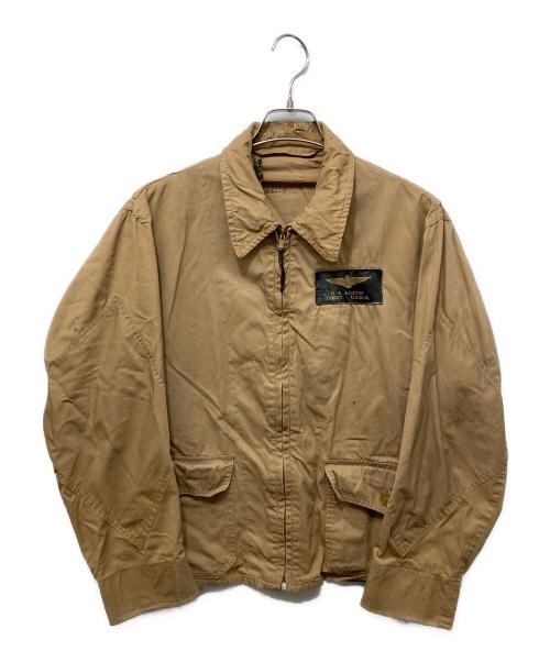 U'S NAVY（ユーエスネイビー）U'S NAVY (アメリカ海軍) M421A サマーフライトジャケット ベージュ サイズ:不明の古着・服飾アイテム