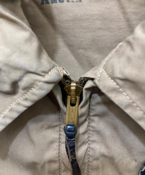 U'S NAVY（ユーエスネイビー）U'S NAVY (アメリカ海軍) M421A サマーフライトジャケット ベージュ サイズ:不明の古着・服飾アイテム