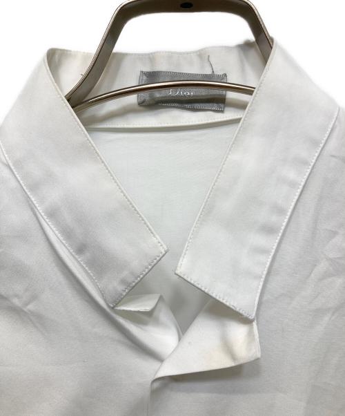DIOR HOMME（ディオール オム）DIOR HOMME (ディオール オム) スタンドカラー コットンブロード ドレス シャツ ホワイト サイズ:37の古着・服飾アイテム