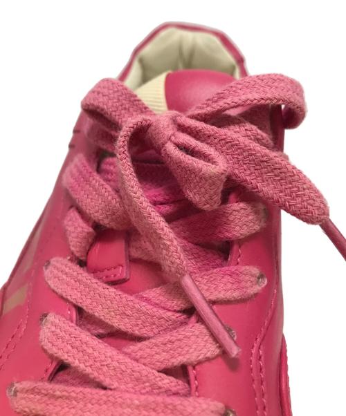GUCCI（グッチ）GUCCI (グッチ) ライトンシェリーラインスニーカー ピンク サイズ:35の古着・服飾アイテム