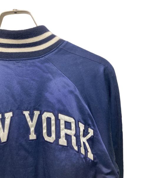 POLO RALPH LAUREN（ポロ・ラルフローレン）POLO RALPH LAUREN (ポロ・ラルフローレン) NEW YORK サテンバーシティジャケット ネイビー サイズ:XSの古着・服飾アイテム
