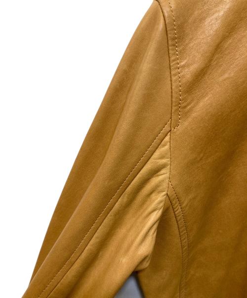 RALPH LAUREN（ラルフローレン）RALPH LAUREN (ラルフローレン) ラムレザージャケット ブラウン サイズ:Sの古着・服飾アイテム