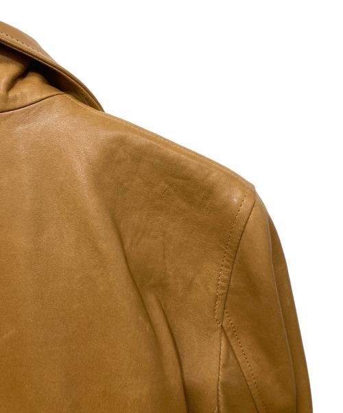 RALPH LAUREN（ラルフローレン）RALPH LAUREN (ラルフローレン) ラムレザージャケット ブラウン サイズ:Sの古着・服飾アイテム