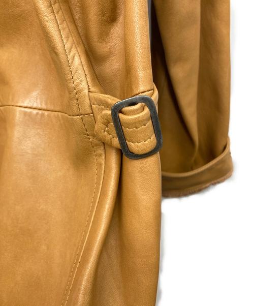 RALPH LAUREN（ラルフローレン）RALPH LAUREN (ラルフローレン) ラムレザージャケット ブラウン サイズ:Sの古着・服飾アイテム