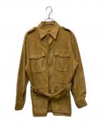 RALPH LAUREN Purple Labelラルフ ローレン パープル レーベル）の古着「スウェードジャケット」｜ブラウン