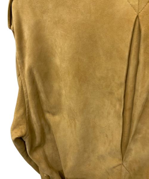 RALPH LAUREN Purple Label（ラルフ ローレン パープル レーベル）RALPH LAUREN Purple Label (ラルフ ローレン パープル レーベル) スウェードジャケット ブラウン サイズ:6の古着・服飾アイテム